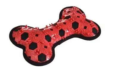 PetStar Игрушка Косточка для собак, с пищалкой, термопластичная резина