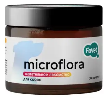 Favet SuperFlora Soft Chews мультивитаминное лакомство для собак для пищеварительной системы