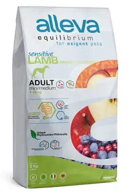 Alleva Equilibrium Sensitive Lamb & Ocean Fish Adult Mini/Medium сухой корм для взрослых собак мелких и средних пород с ягненком и океанической рыбой
