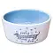 Mr.Kranch миска керамическая для собак, серая с рисунком лапки #3