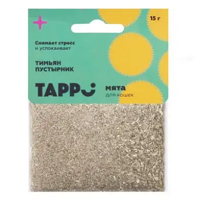 Tappi Лакомства для котят и кошек мята кошачья с тимьяном и пустырником в пакете