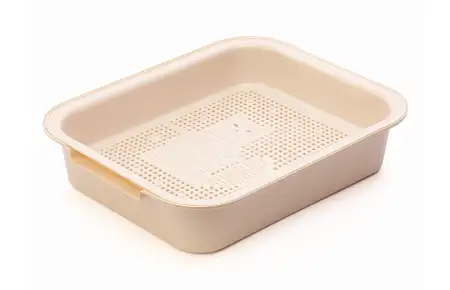 Купить Альта Лоток для кошек с сеткой бежевый